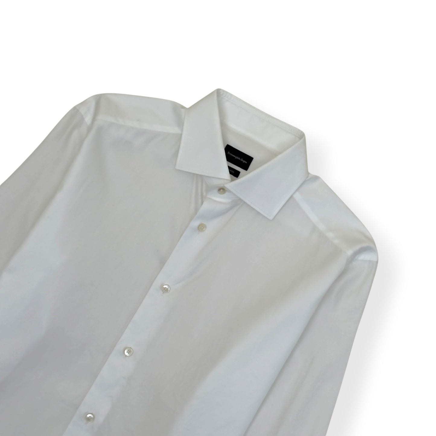ZEGNA TROFEO SHIRT WHITE M | Medium, White