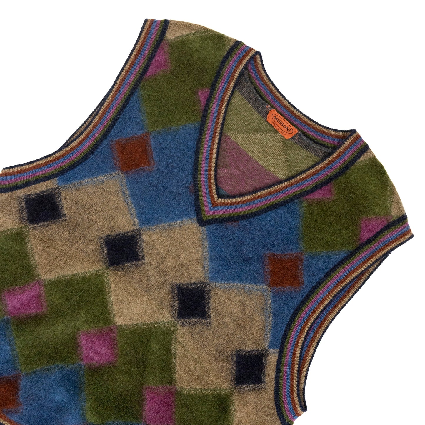 Missoni Argyle Knitted Sweater Vest