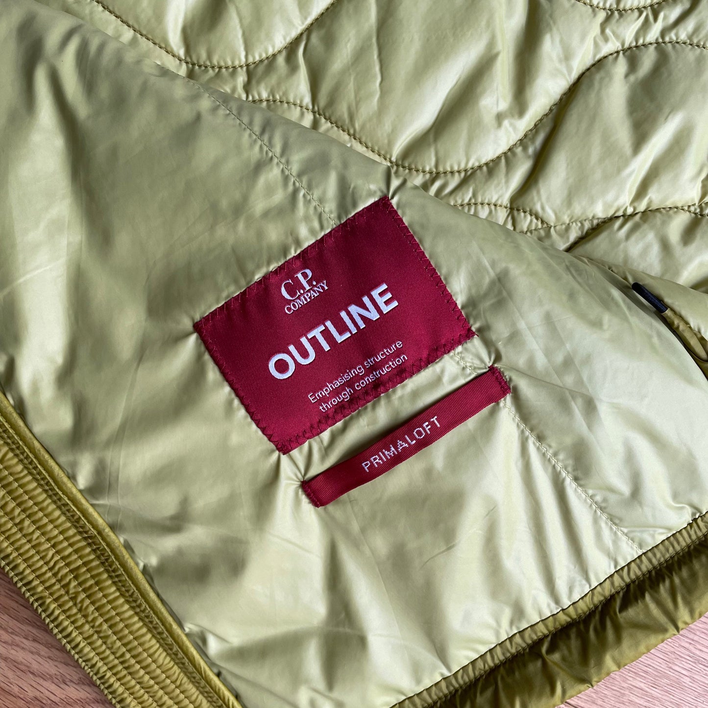 C.P. Company Outline Jacket in Golden Palm (RRP ¬£625) | Medium, Gold