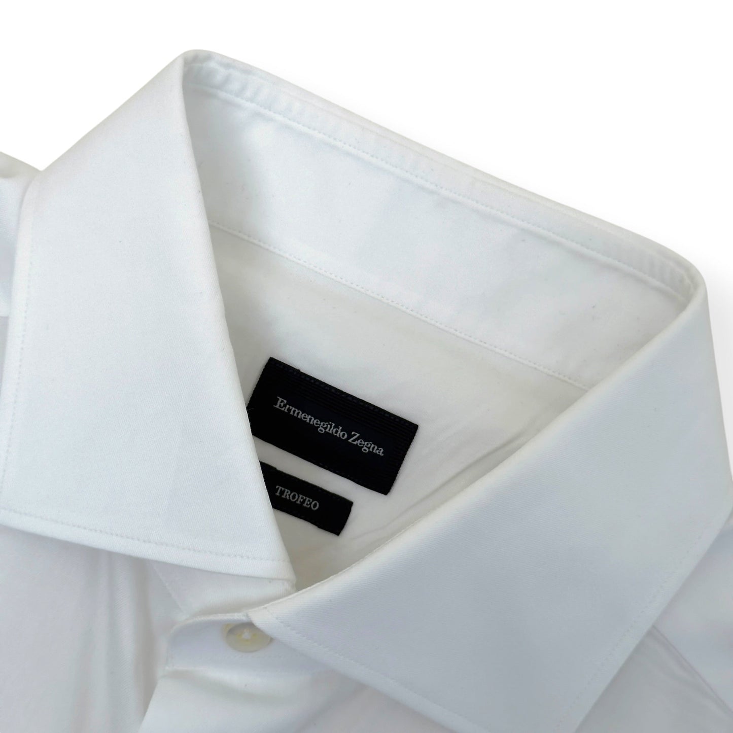 ZEGNA TROFEO SHIRT WHITE M | Medium, White