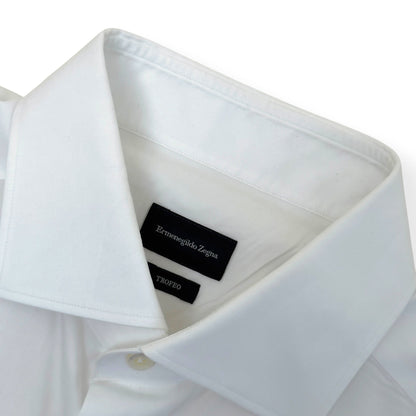 ZEGNA TROFEO SHIRT WHITE M | Medium, White