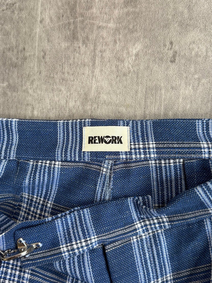 VT Rework: Plaid Pleated Shorts