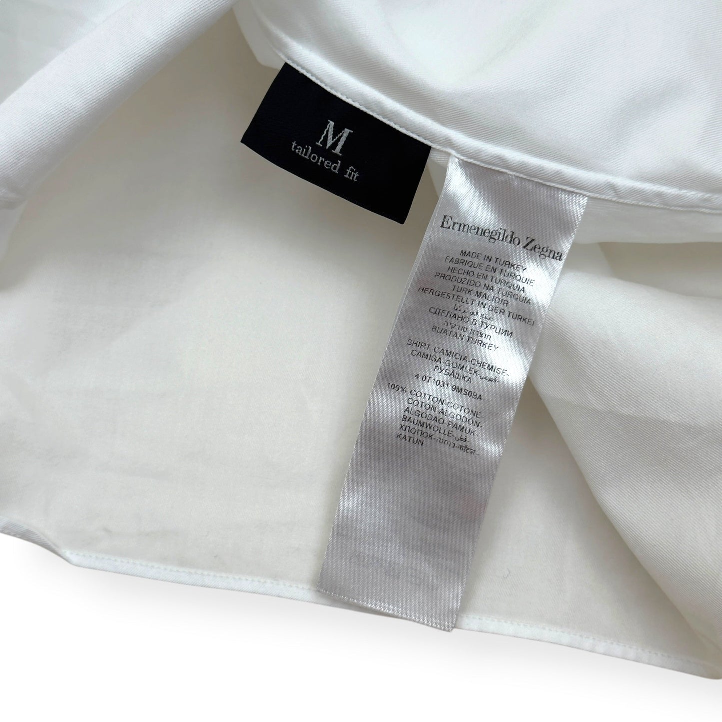 ZEGNA TROFEO SHIRT WHITE M | Medium, White