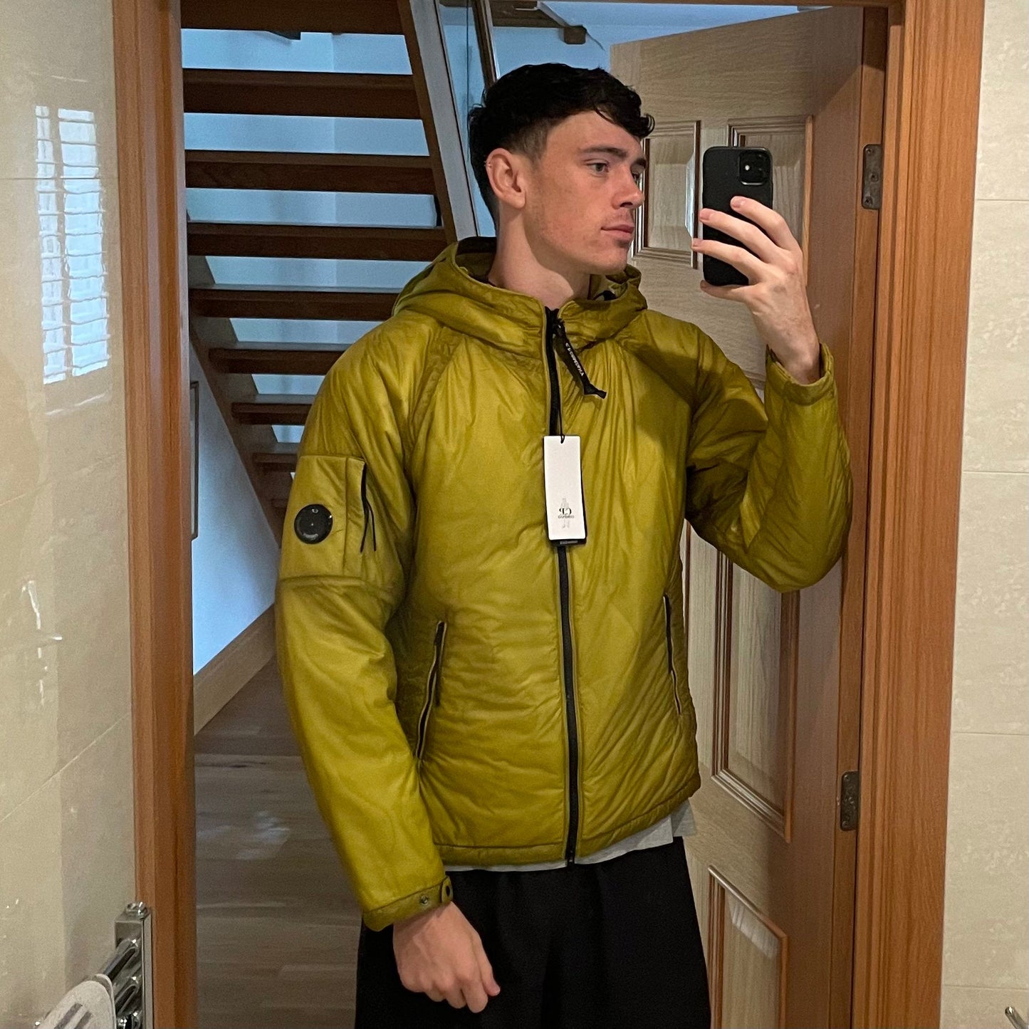 C.P. Company Outline Jacket in Golden Palm (RRP ¬£625) | Medium, Gold