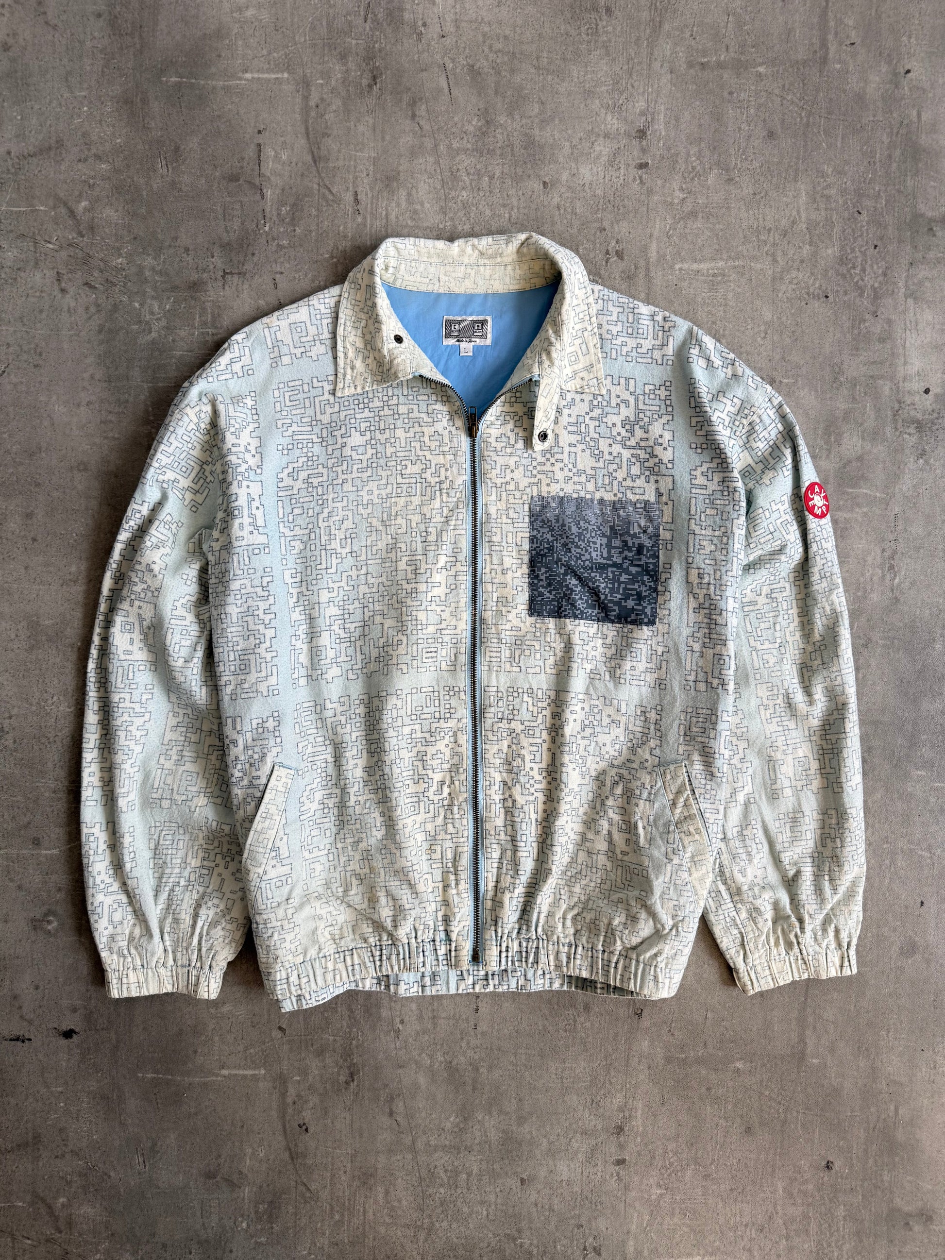 Cav Empt Noise Flannel Zip Jacket | Extra Large, Multicoloured