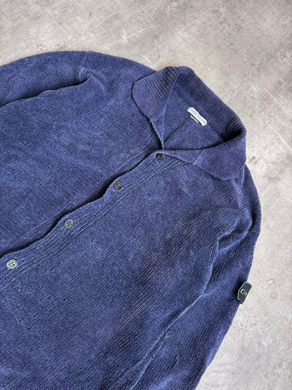 S/S 1997 Stone Island Chenille Knit Button Down Sweater
