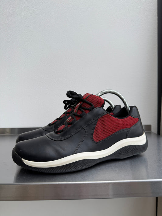 Prada Sport Red & Black 00s Leather Cups | Medium, Black