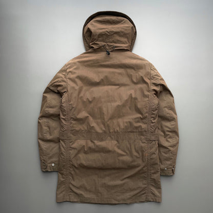 C.P. Company Brown AW05 3-in-1 Piuma D'oca Goose Down Liner Parka Jacket | Large, Brown