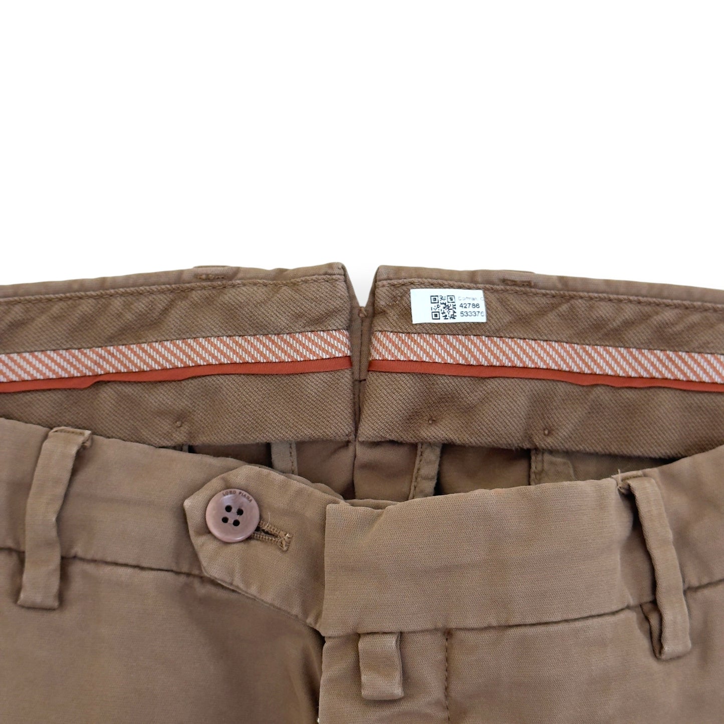 LORO PIANA CHINO TROUSER TAN 50 / L | Large, Tan