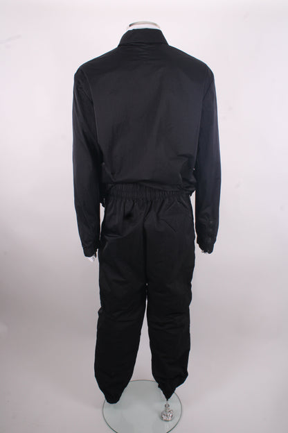 Bottega Veneta Triangle Pocket Nylon Jacket/ Jogger Co-ord Black L | Large, Black