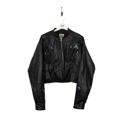 VT Rework: Nike TN Cropped Leather Jacket