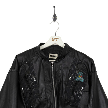 VT Rework: Nike TN Cropped Leather Jacket