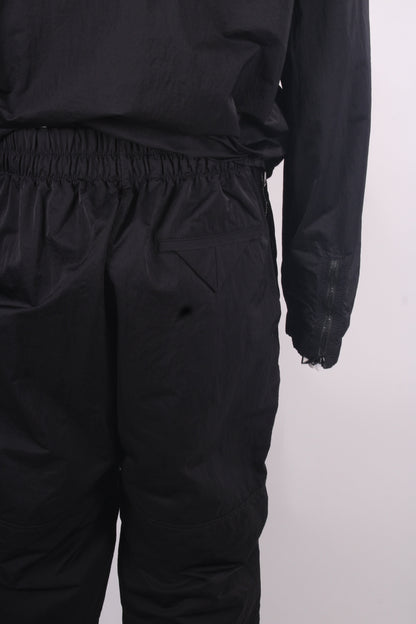 Bottega Veneta Triangle Pocket Nylon Jacket/ Jogger Co-ord Black L | Large, Black