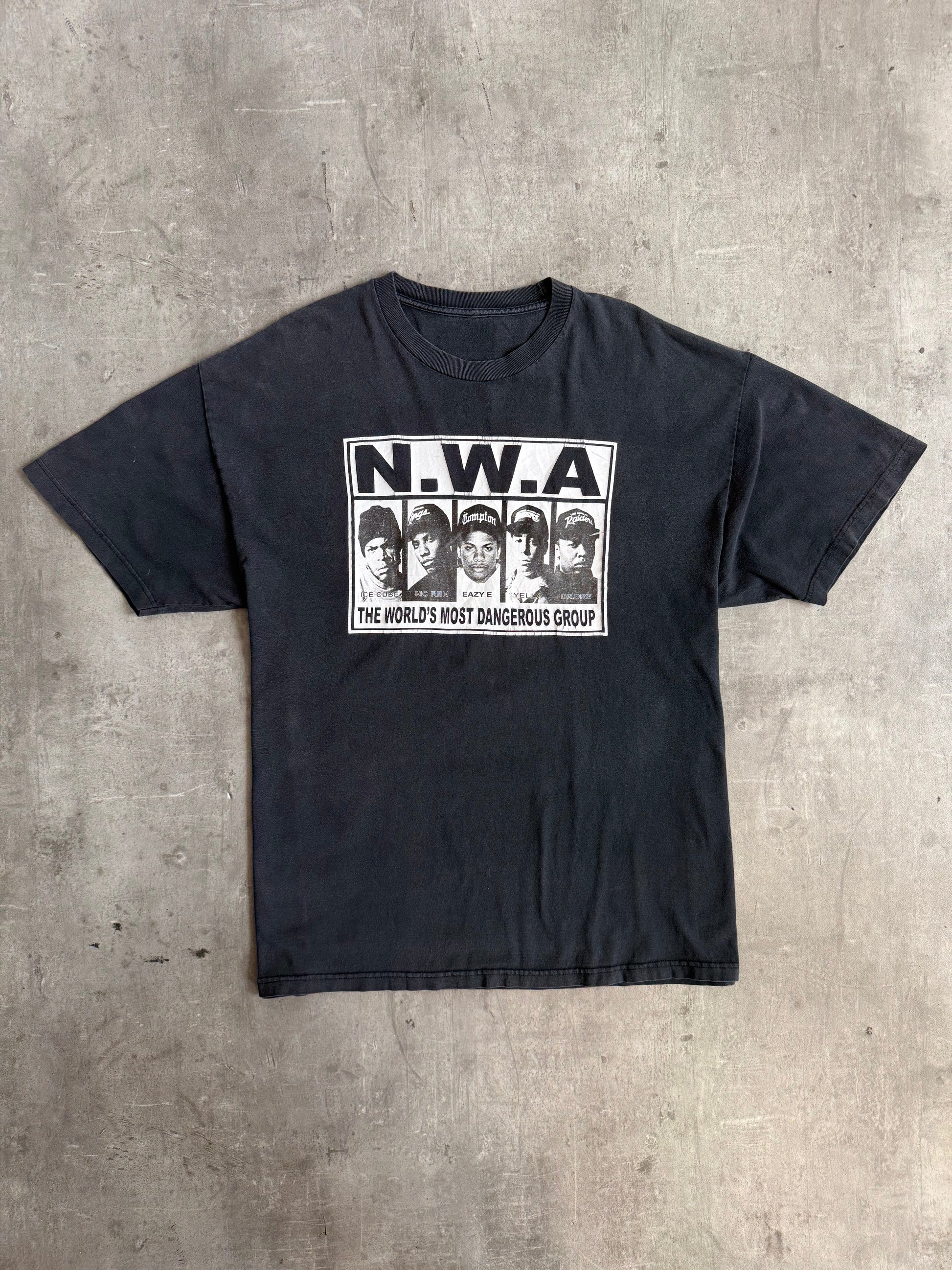 N.W.A Worlds Most Dangerous Group Graphic Tee | Extra Large, Black