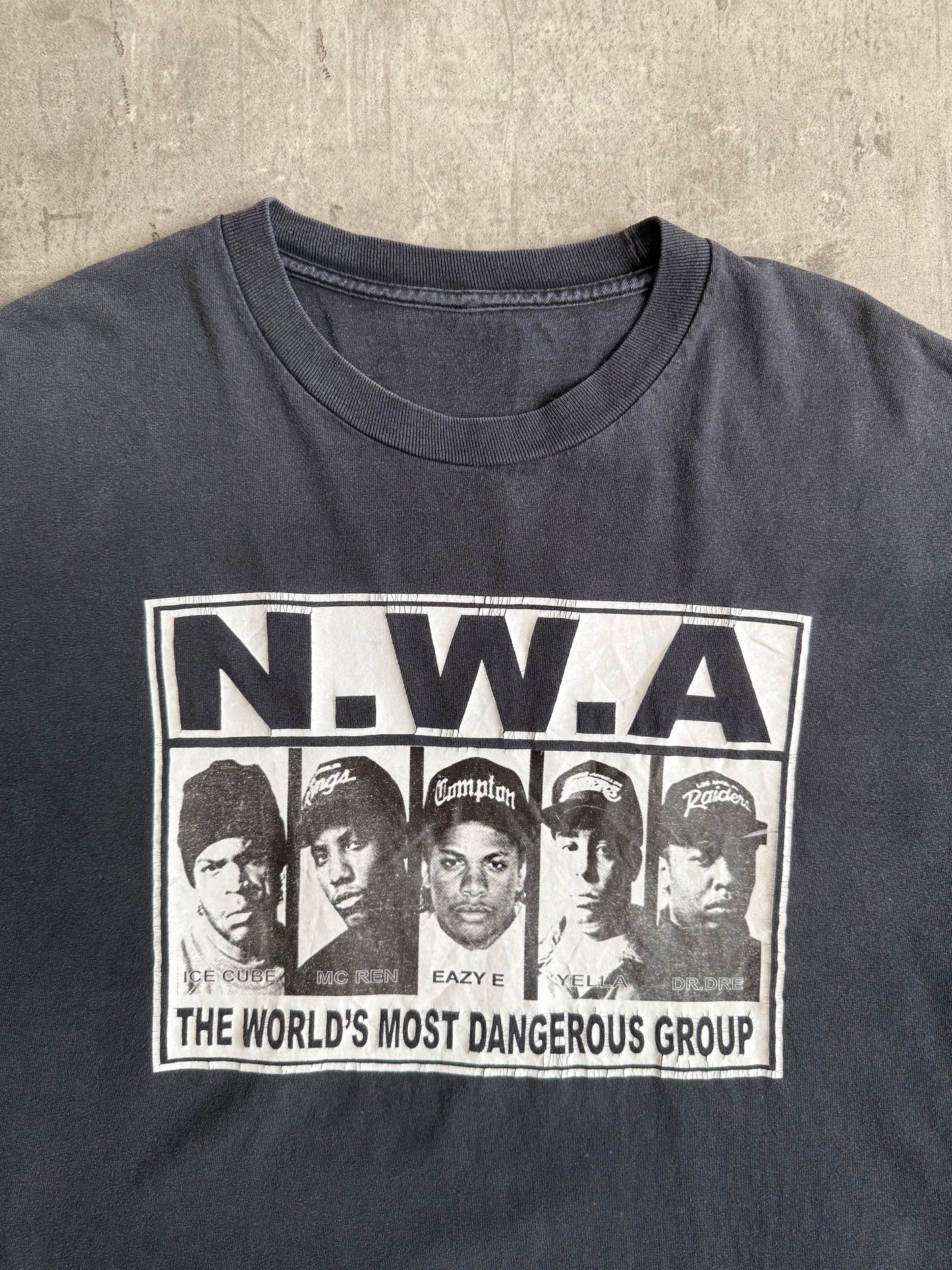 N.W.A Worlds Most Dangerous Group Graphic Tee | Extra Large, Black