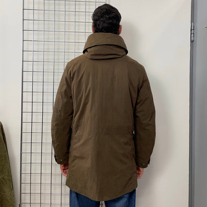C.P. Company Brown AW05 3-in-1 Piuma D'oca Goose Down Liner Parka Jacket | Large, Brown