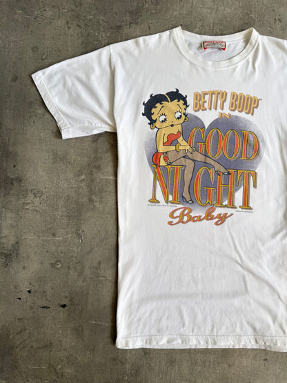 1995 Betty Boop "Good Night Baby" Graphic Tee | Extra Large, Red
