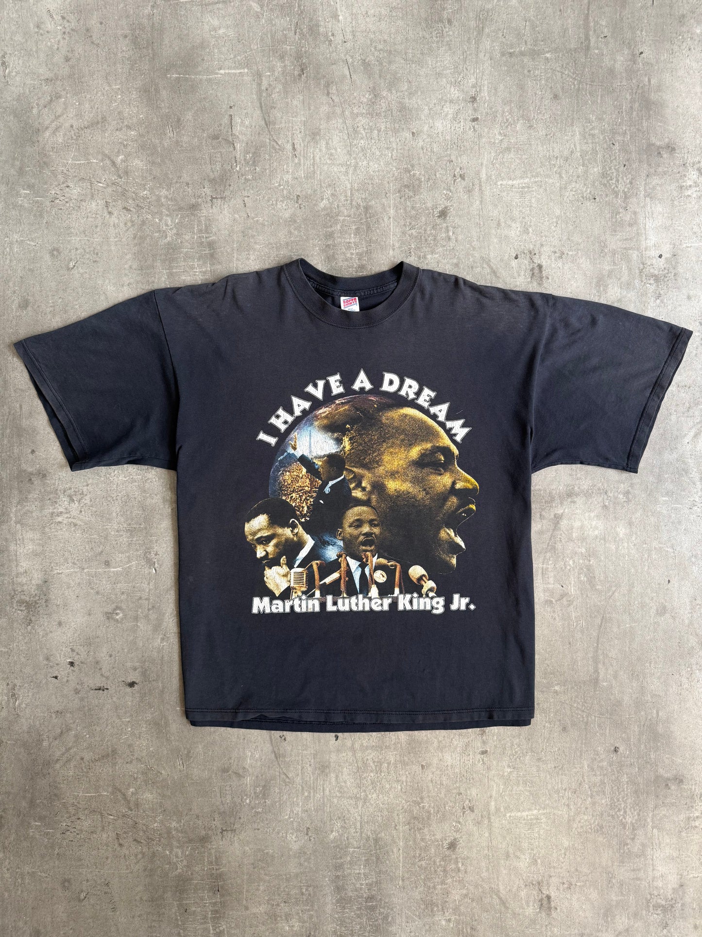 1990s MLK Let Freedom Ring Graphic Tee | Extra Large, Red