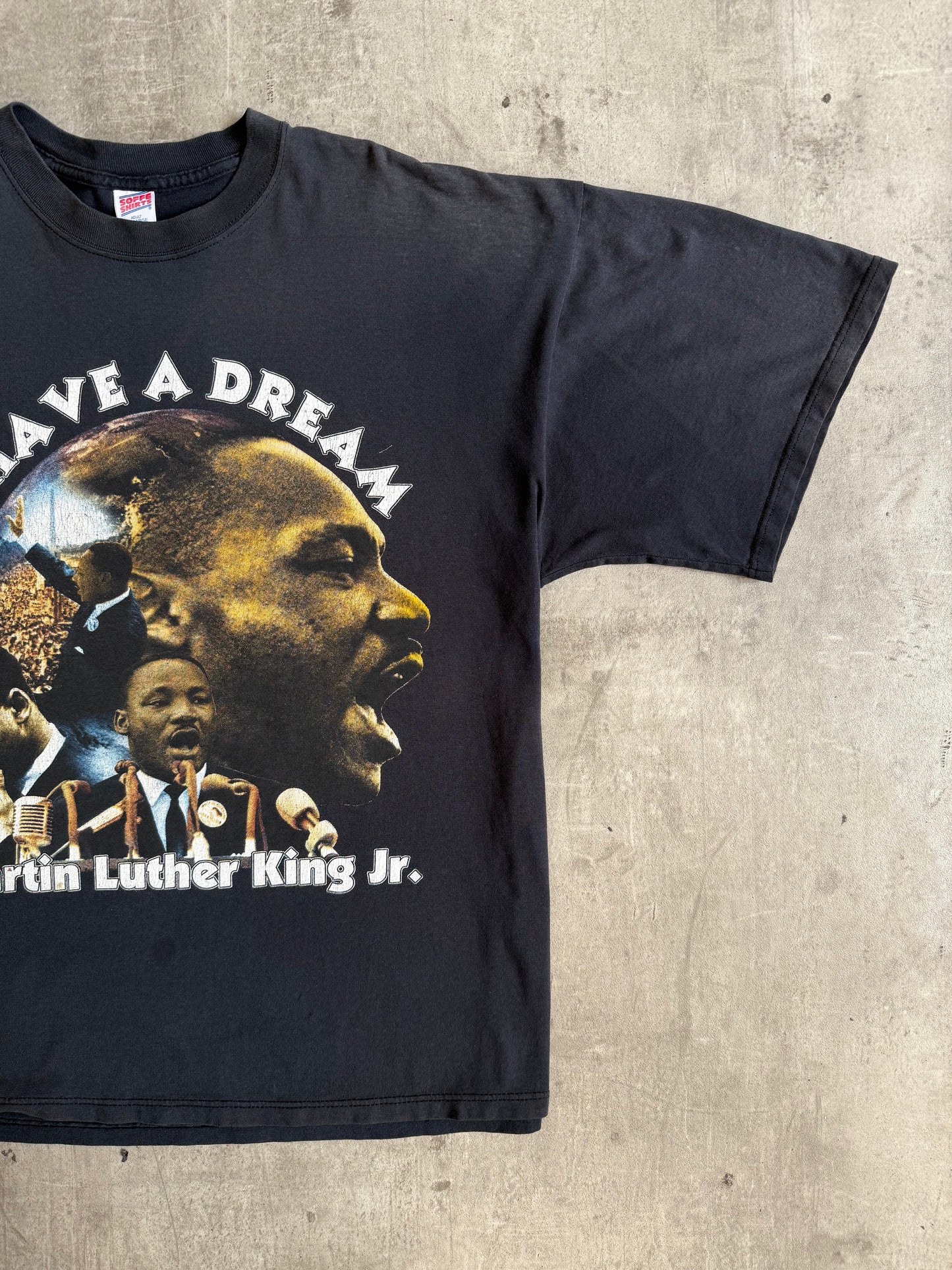 1990s MLK Let Freedom Ring Graphic Tee | Extra Large, Red