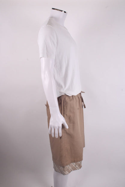 Loewe x Paula's Ibiza Layered Logo Hem Shorts Beige/ Cream XL | XL, Multicoloured