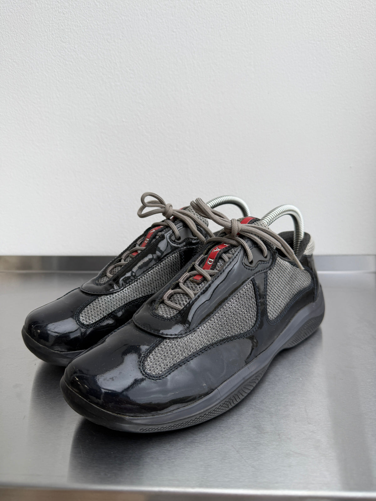 Prada Sport 2011 Patent Leather America's Cup Trainers | MEDIUM, Red