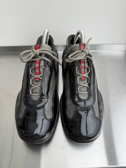 Prada Sport 2011 Patent Leather America's Cup Trainers | MEDIUM, Red
