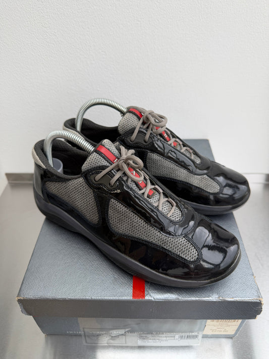 Prada Sport 2011 Patent Leather America's Cup Trainers | MEDIUM, Red