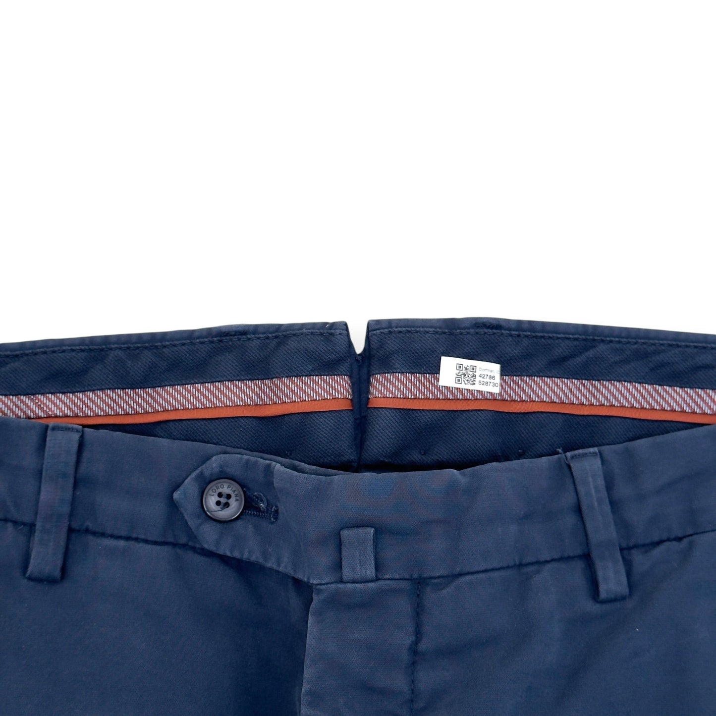 LORO PIANA CHINO TROUSER NAVY 50 / L | Large, Navy