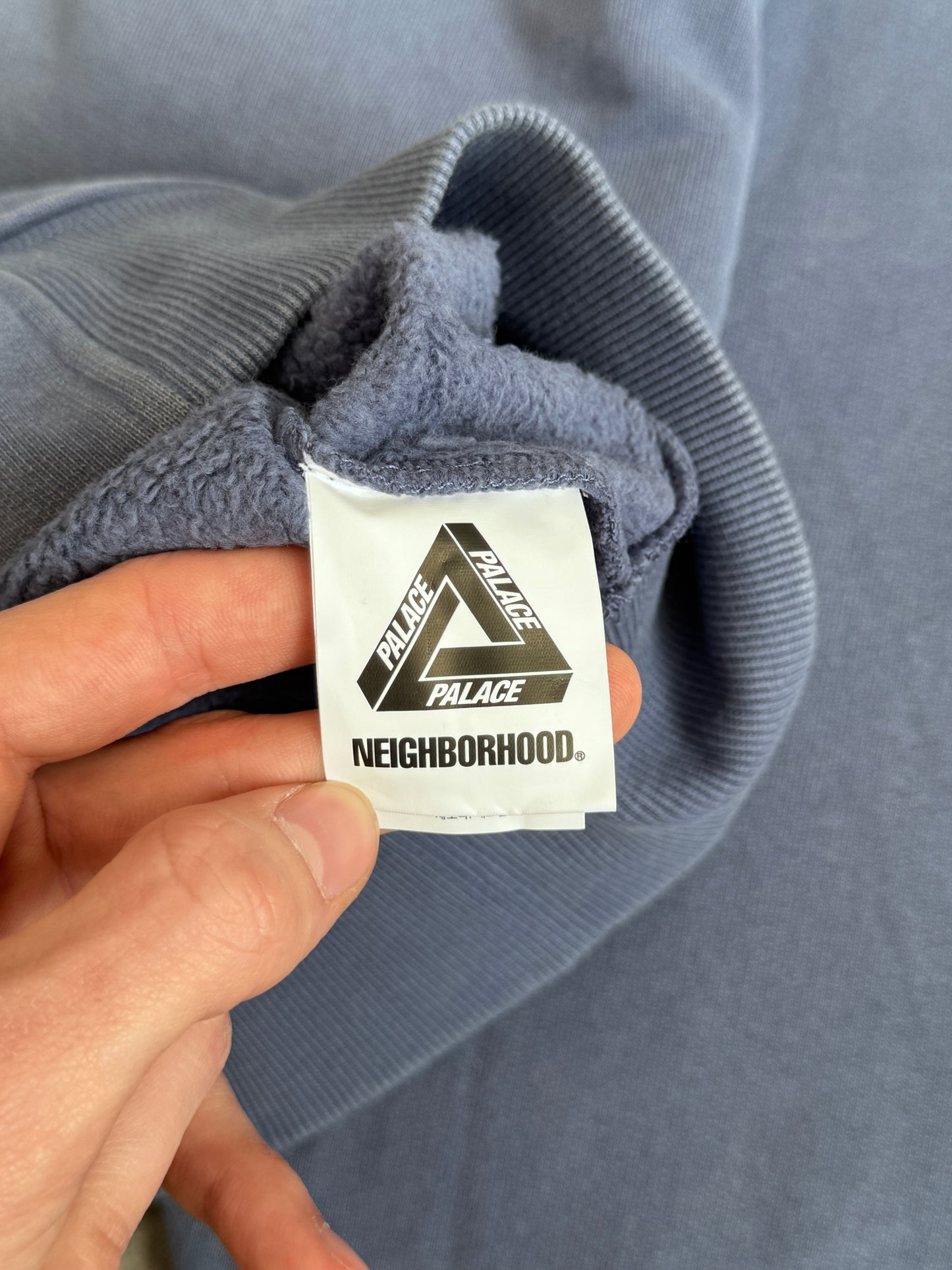 PALACE NEIGHBORHOOD SKULL ZIP HOOD NAVY