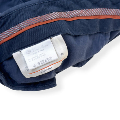 LORO PIANA CHINO TROUSER NAVY 50 / L | Large, Navy