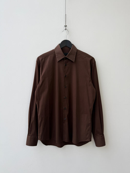 Prada Brown Formal Shirt | Large, Brown