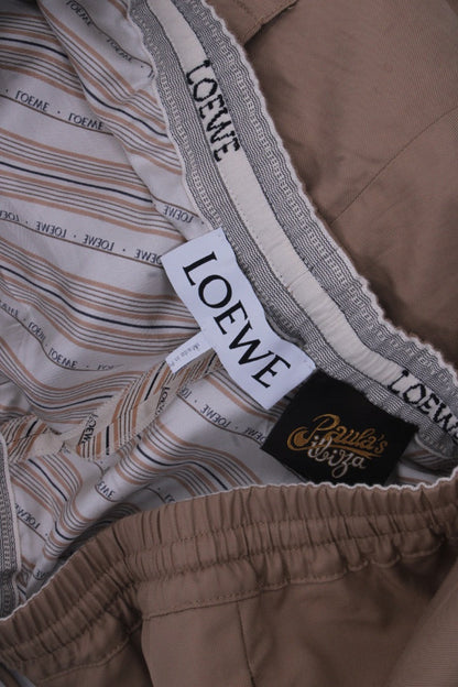 Loewe x Paula's Ibiza Layered Logo Hem Shorts Beige/ Cream XL | XL, Multicoloured