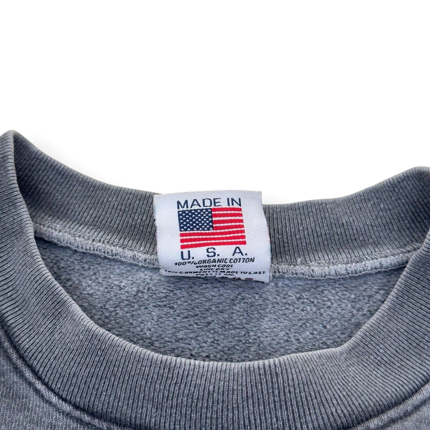 FOUR:FIFTEEN.AM GRAPHIC PRINT FADED SWEATSHIRT GREY XL | XL, Grey