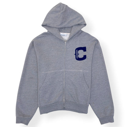 CHERRY LA ZIP-UP HOODIE GREY / BLUE XL | XL, Blue