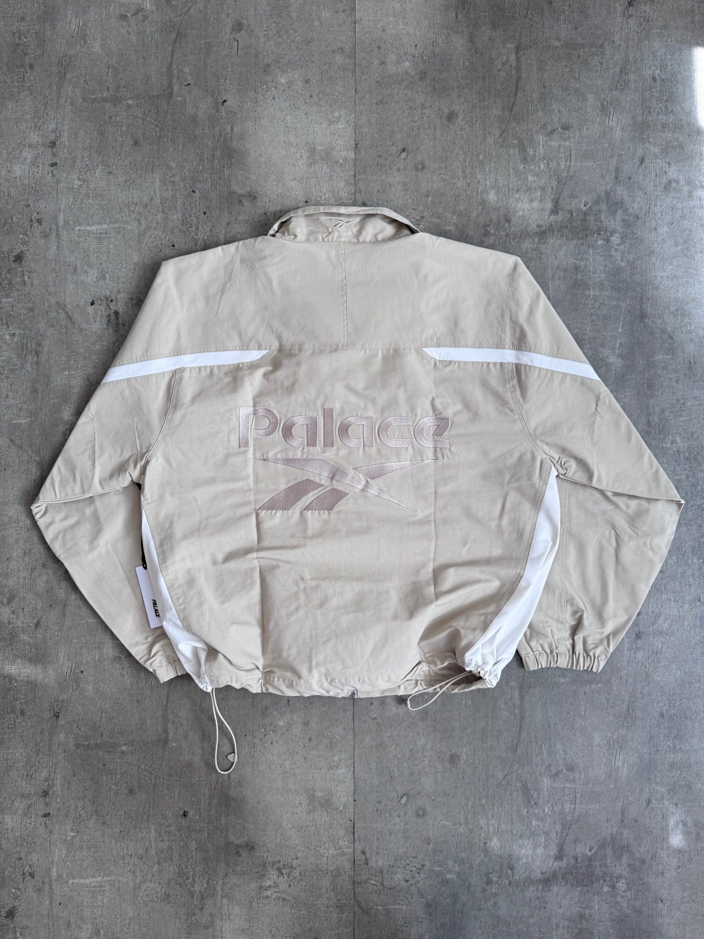 PALACE REEBOK TRACK JACKET OFF WHITE