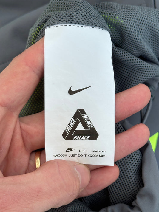 PALACE NIKE TOTAL P90 TRACK JACKET GREY | Large, Grey