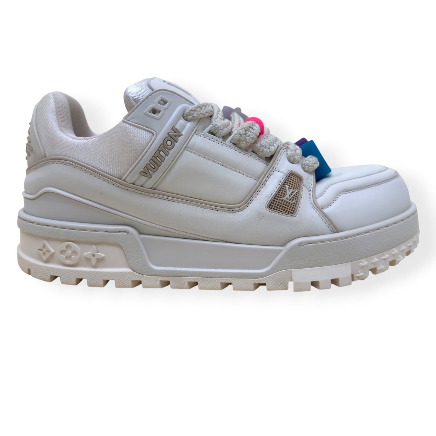 LOUIS VUITTON TRAINER MAXI SNEAKER WHITE UK10 | UK 10, White