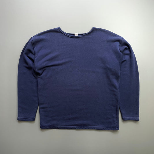 Vintage Navy 90s/00s Sweatshirt | Large, Navy