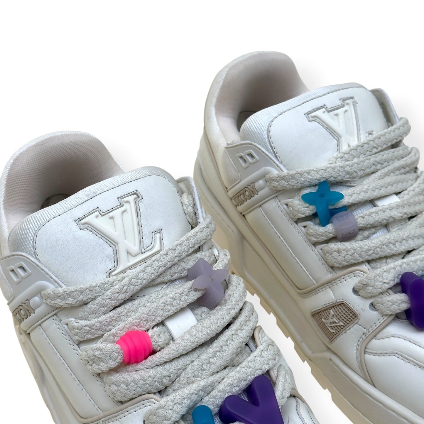 LOUIS VUITTON TRAINER MAXI SNEAKER WHITE UK10 | UK 10, White