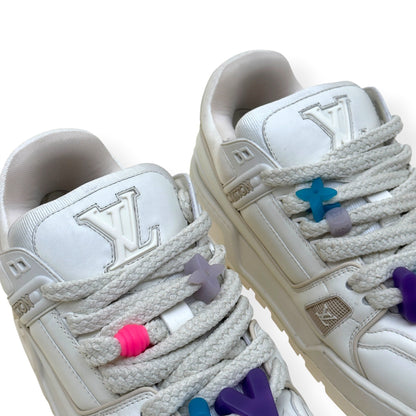 LOUIS VUITTON TRAINER MAXI SNEAKER WHITE UK10 | UK 10, White