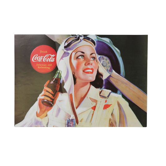 Coca Cola Vintage Pilot Poster