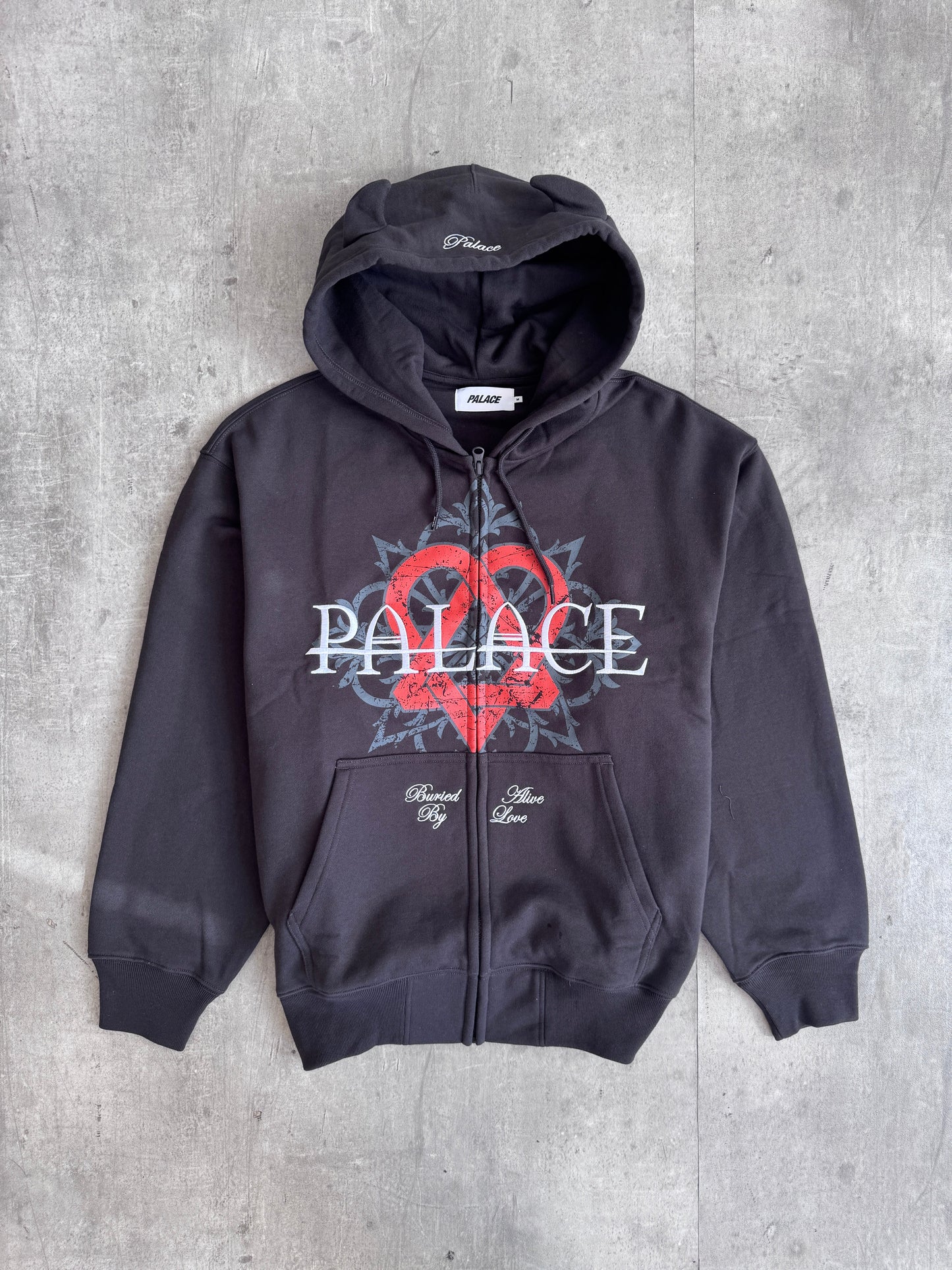 PALACE TRI-GRAM HOOD BLACK