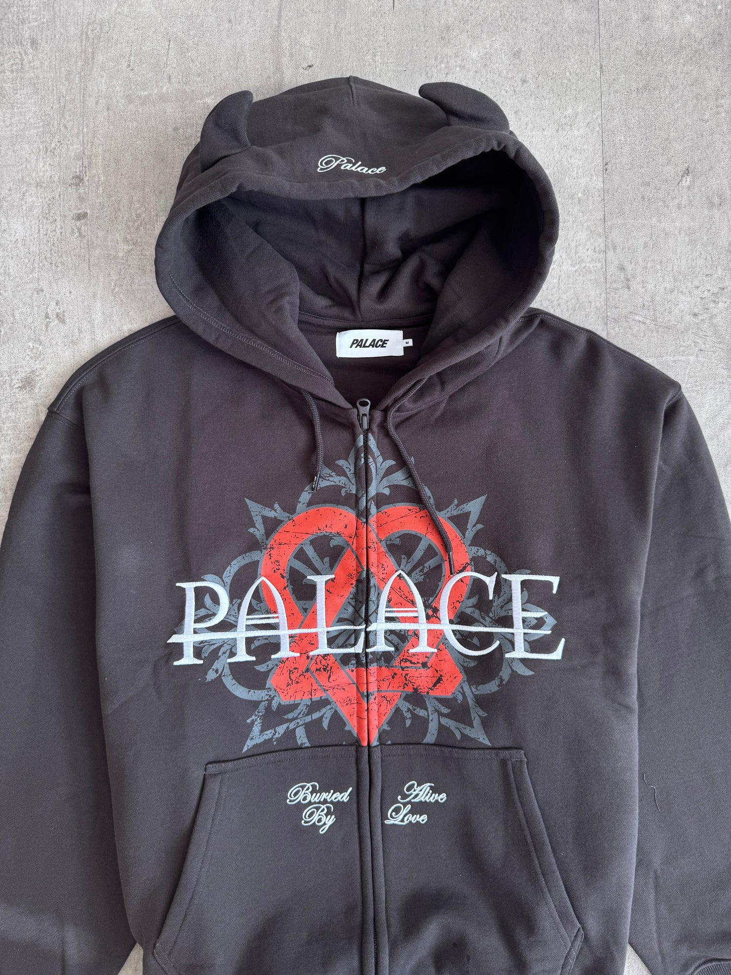 PALACE TRI-GRAM HOOD BLACK