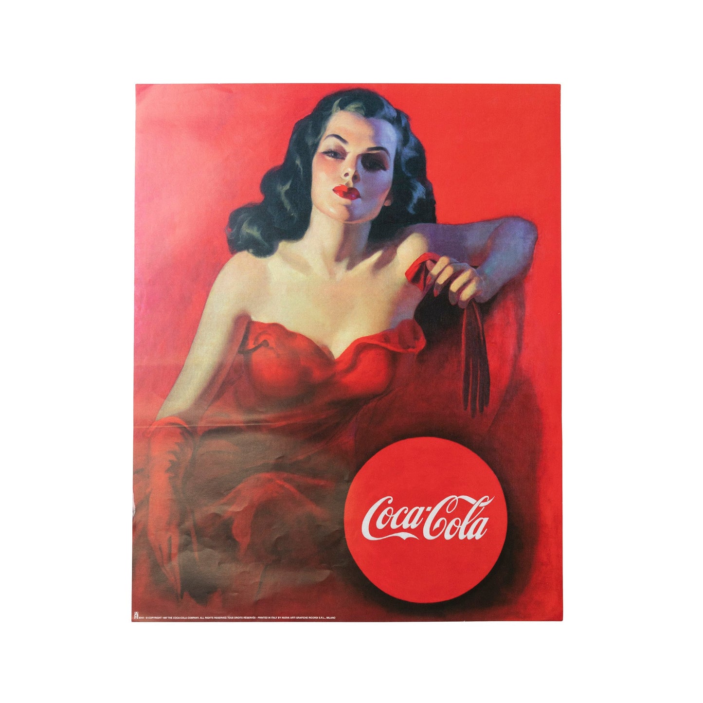 Coca Cola Pin Up Poster