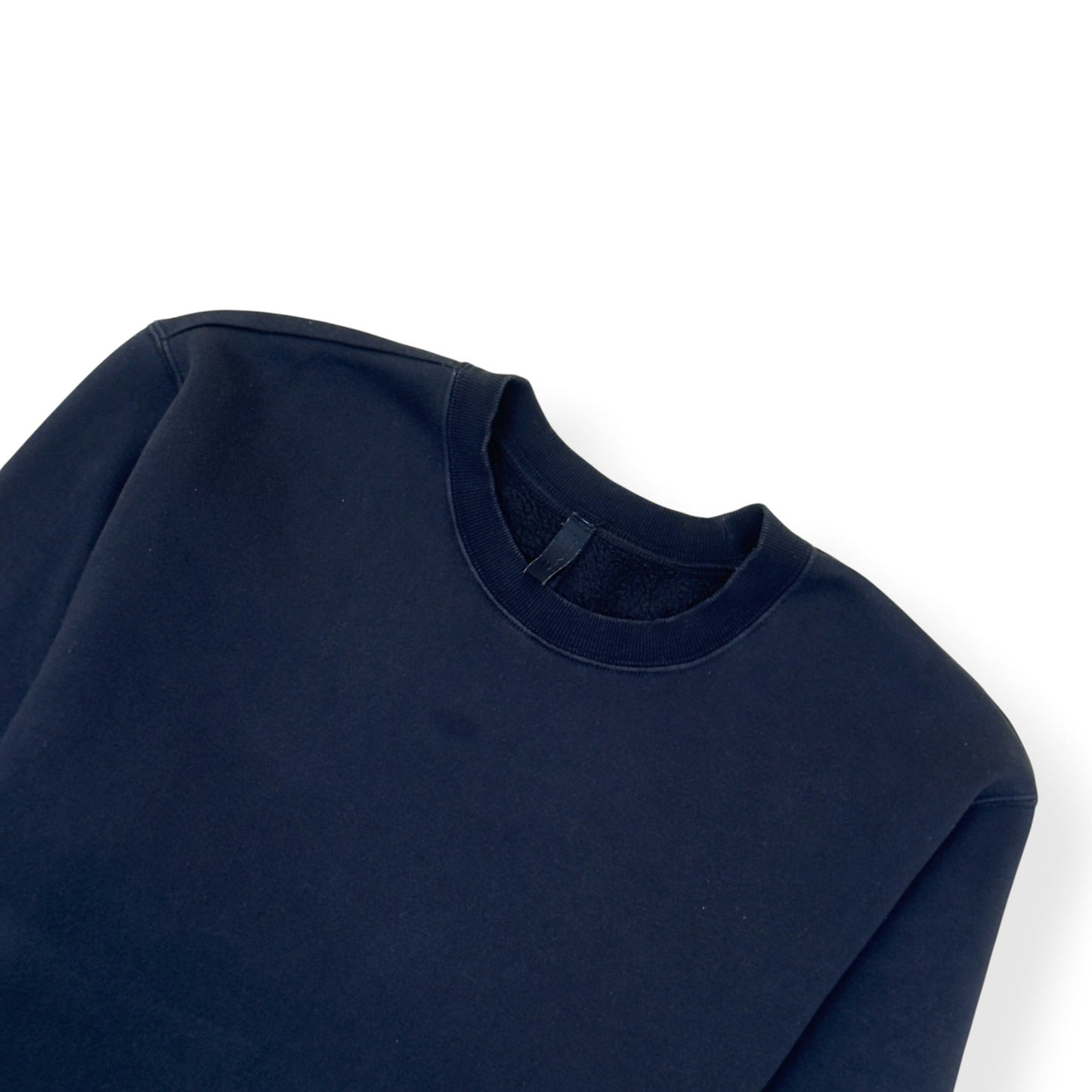 SKIMS FLEECE LOUNGE SWEATSHIRT BLACK XL | XL, Black