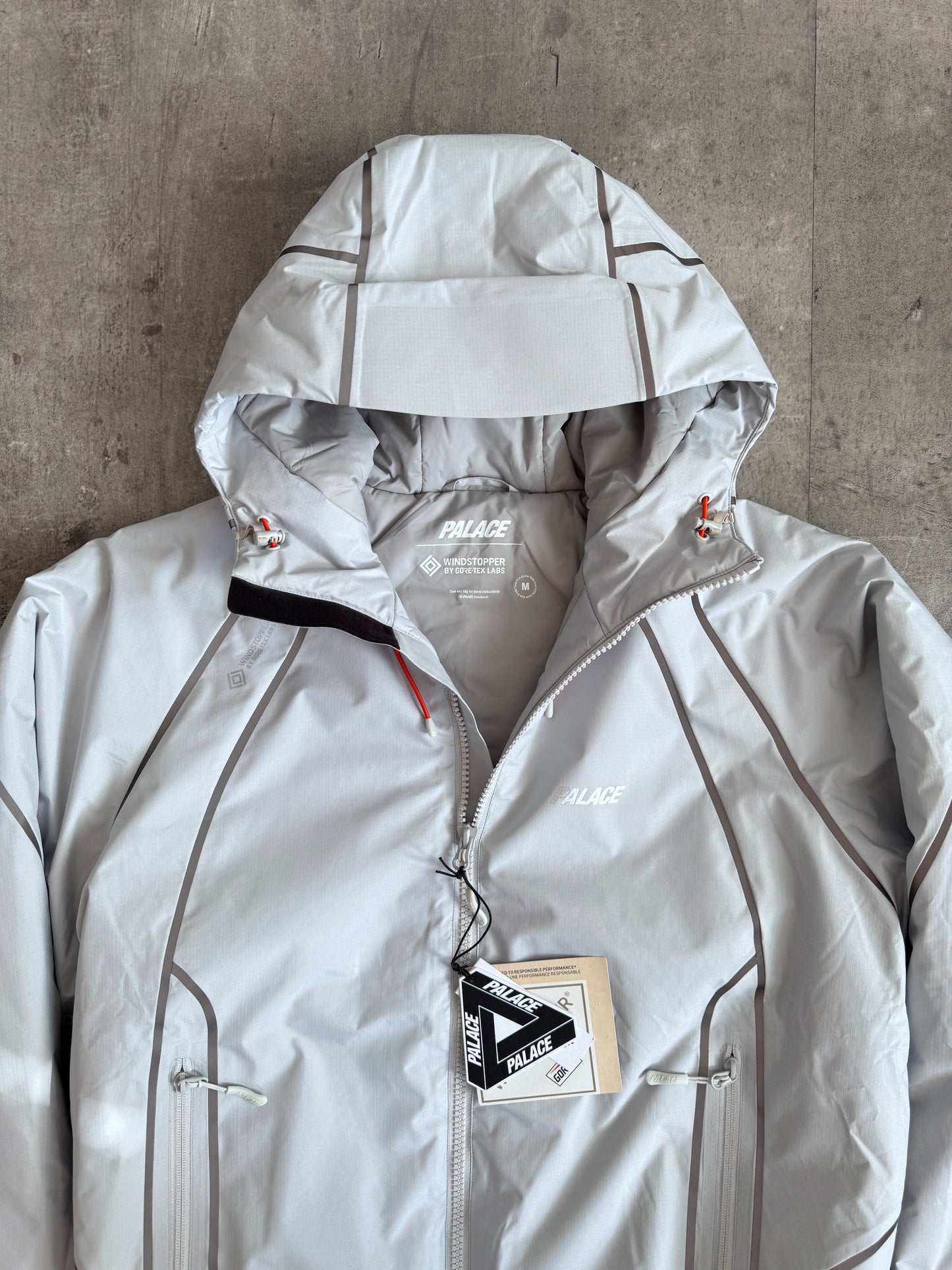 PALACE GORE-TEX WINDSTOPPER ILLUMINATOR JACKET CLOUD