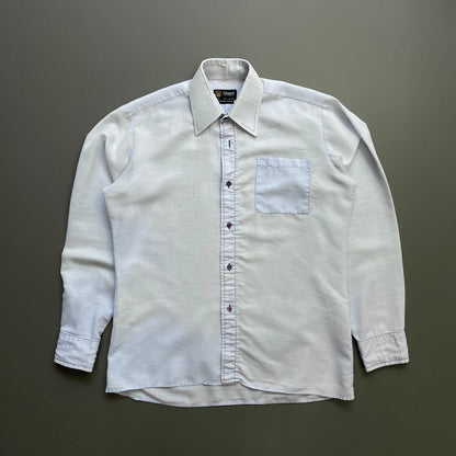 Vintage Blue Chard of London Translucent Shirt | Large, Blue