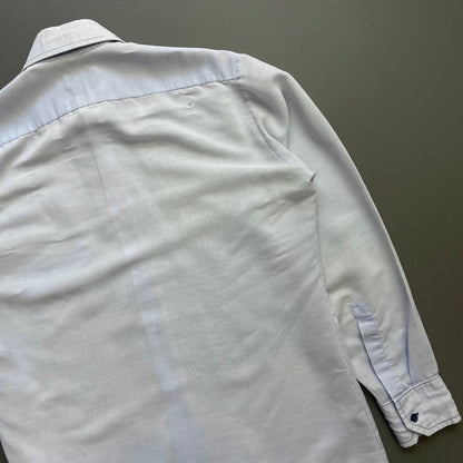 Vintage Blue Chard of London Translucent Shirt | Large, Blue