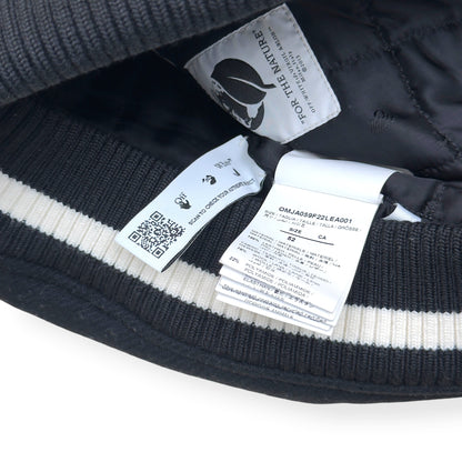 OFF-WHITE LOGO PATCH VARSITY JACKET BLACK / WHITE / YELLOW 52 / L | Large, Multicoloured