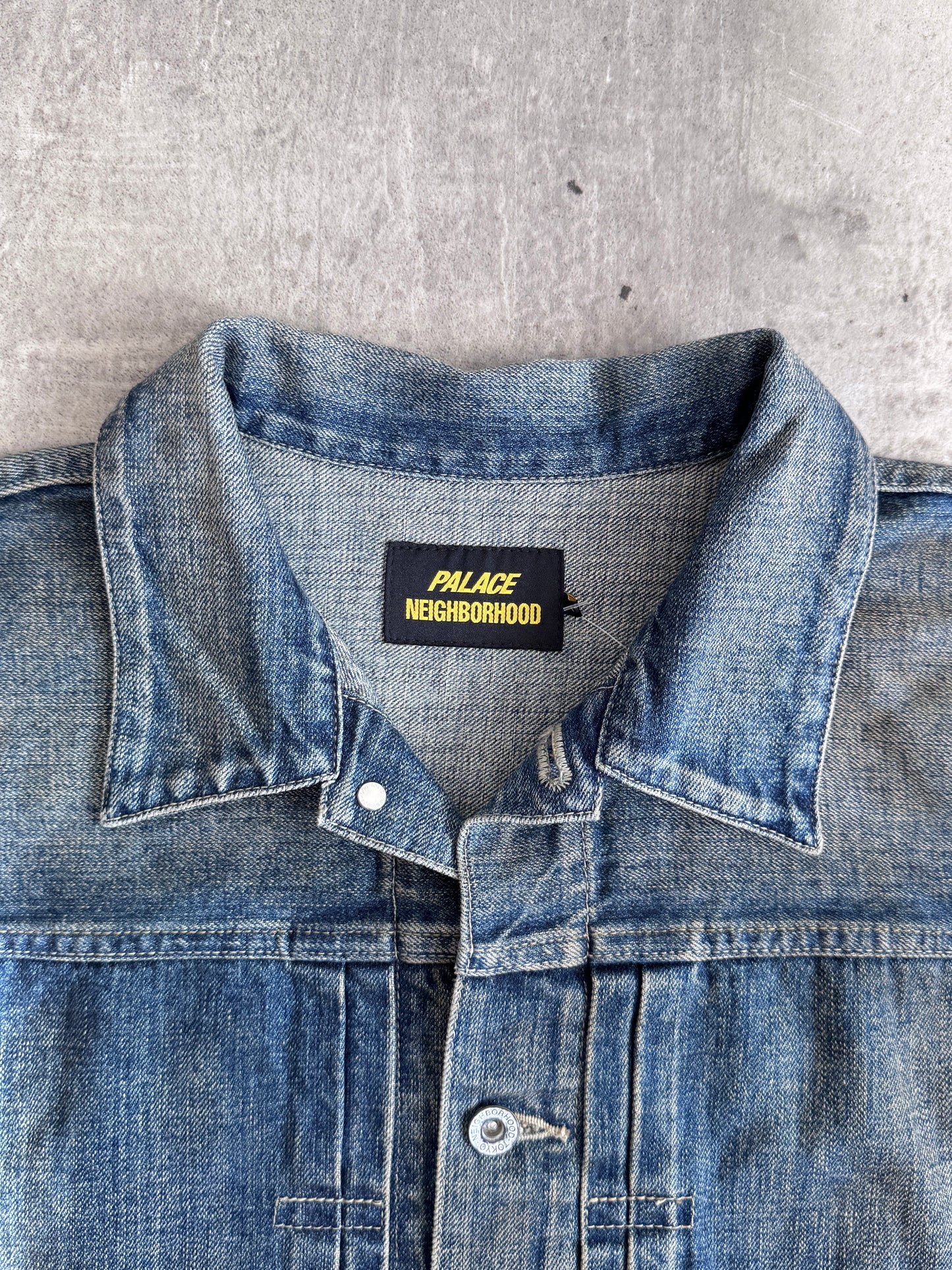 PALACE NEIGHBORHOOD SAVAGE DENIM JACKET INDIGO
